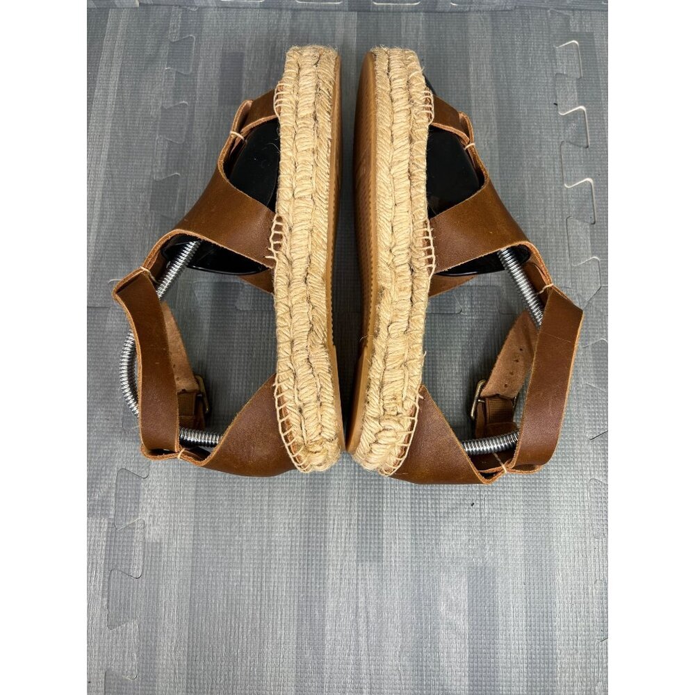 Soludos Banded Shield Sandals Espadrille Women 6.5 Brown - Picture 6 of 8